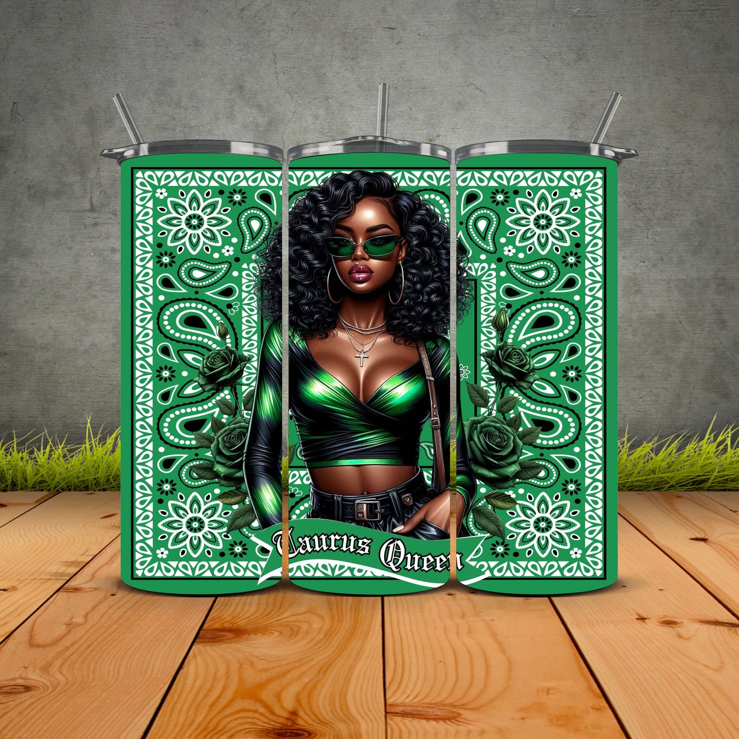 African Zodiac Queen Tumblers