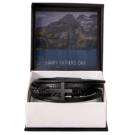 Father Day Cross Bracelet