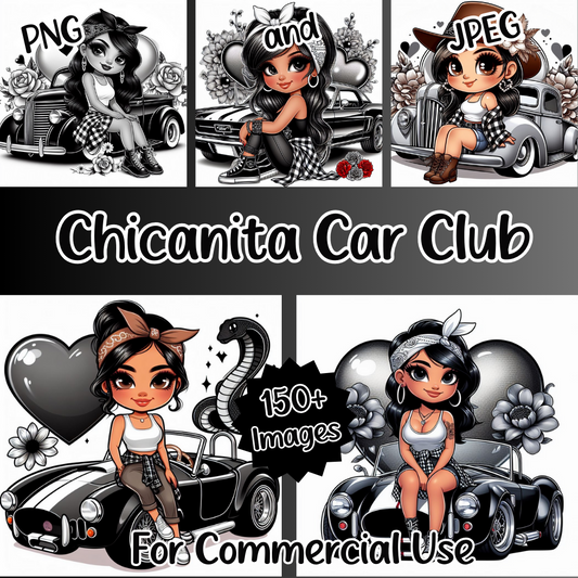 150+ Chicanita Car Club Digital Images