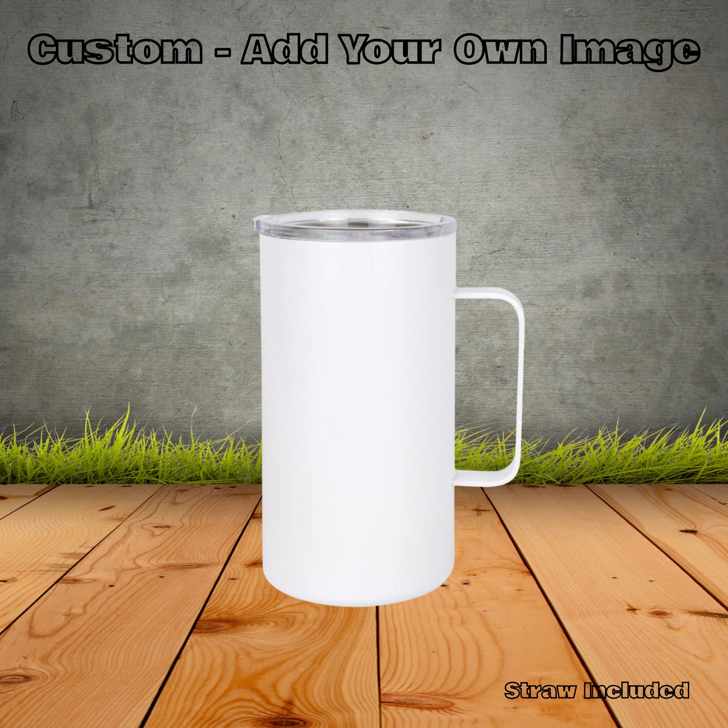Customized Tumbler 24oz with Handle