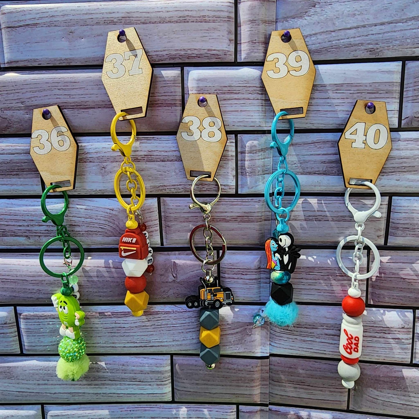 Adorable Beaded Keychains