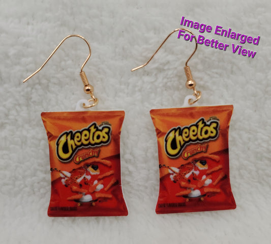 Cheetos Crunchy Earrings