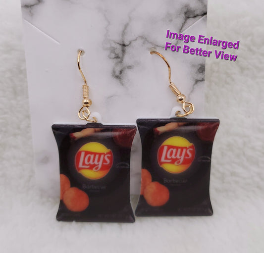 Lay's Barbecue Earrings