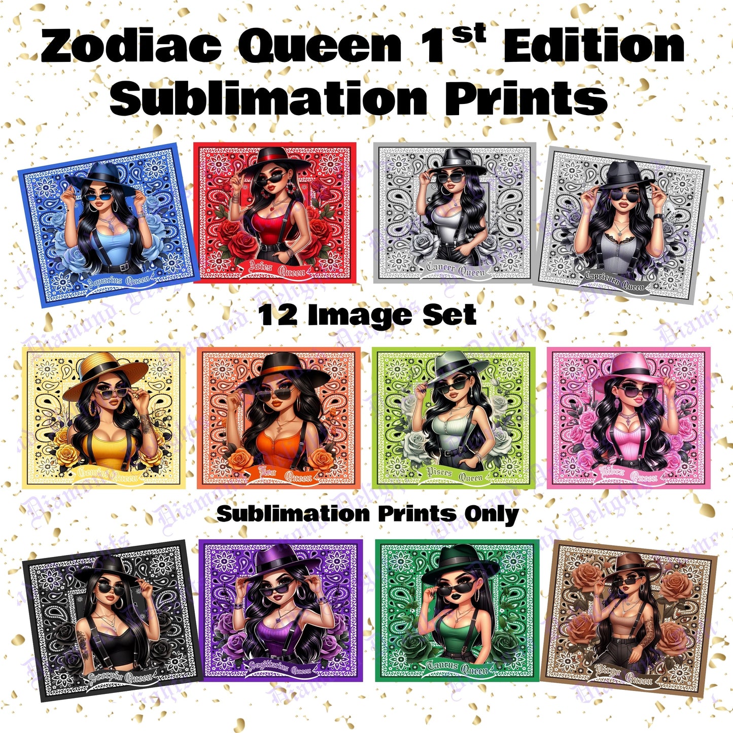 Zodiac Queen 1st Edition Sublimation Prints