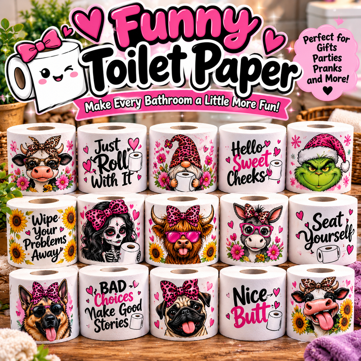 Funny Toilet Paper Collection