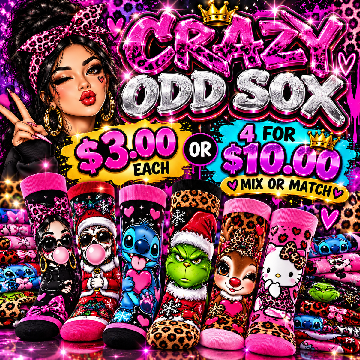 Crazy Odd Sox