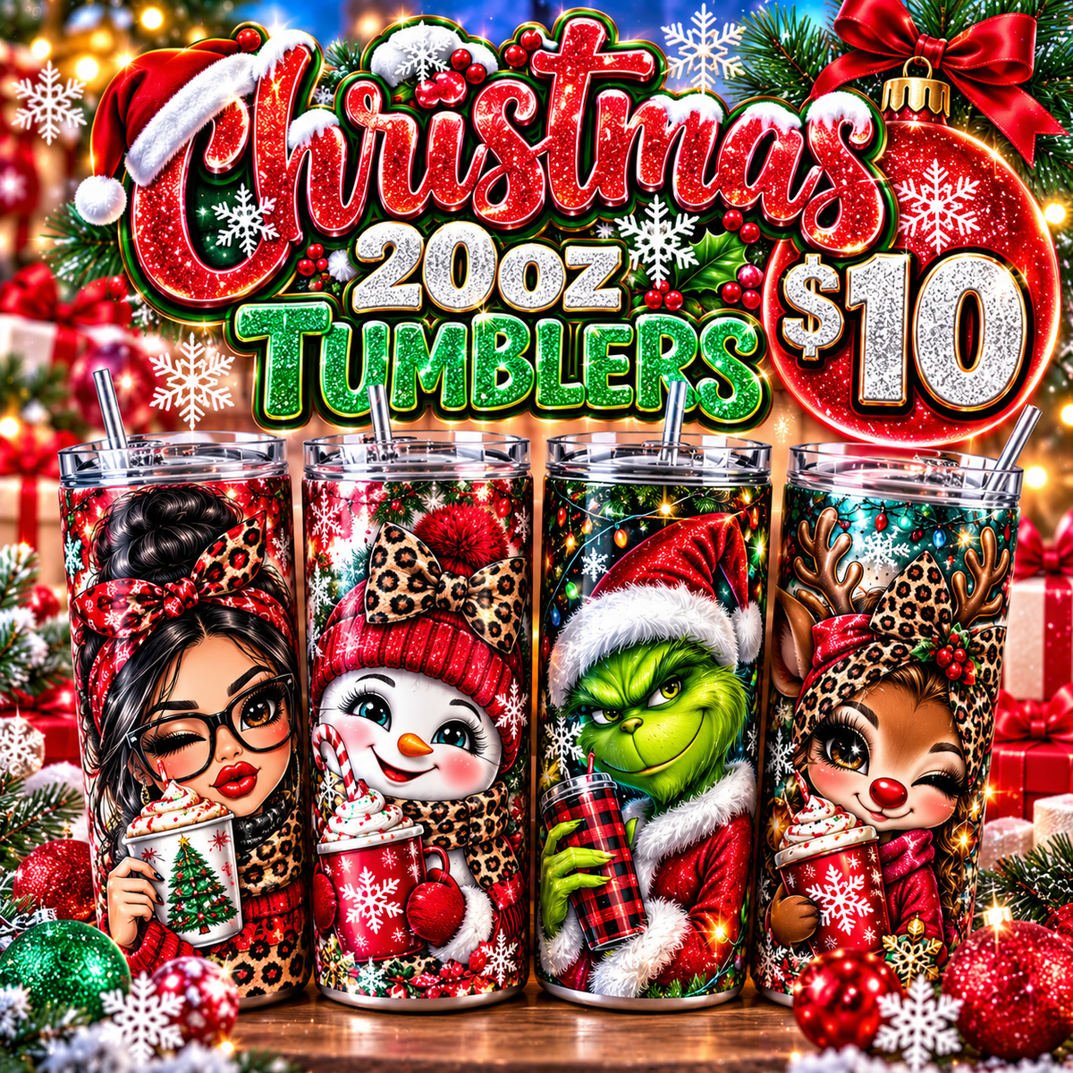 Christmas Tumblers