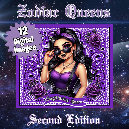 Zodiac Queen Chicana Style Second Edition digital images