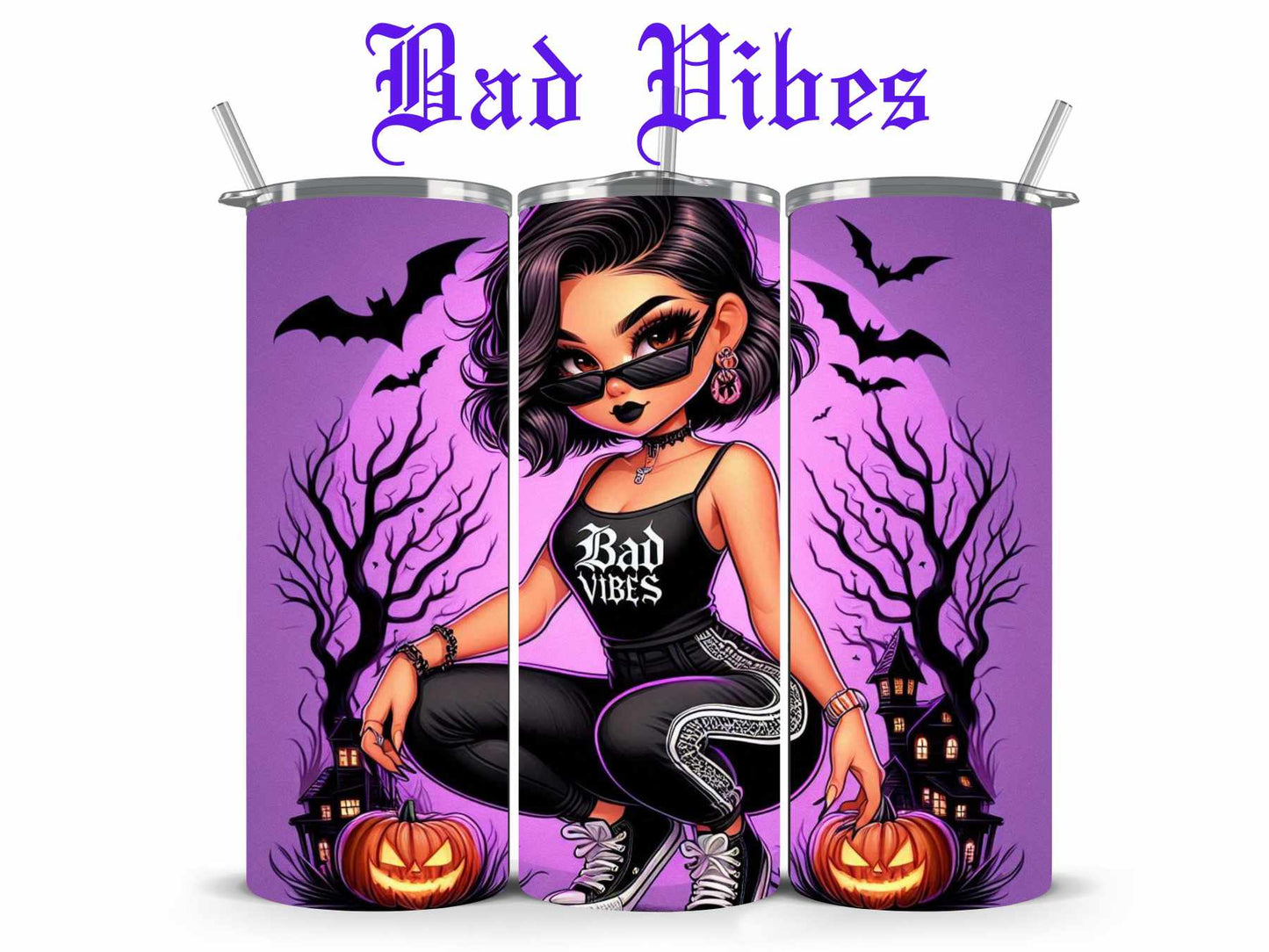 Chicana Halloween Edition Tumblers