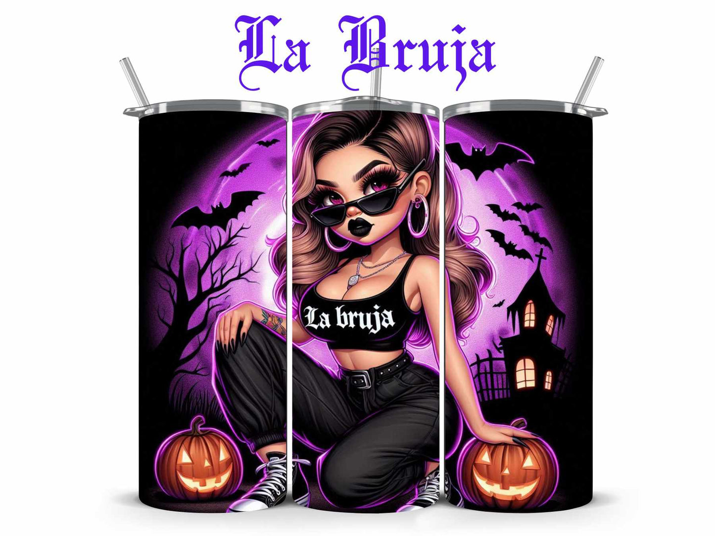 Chicana Halloween Edition Tumblers