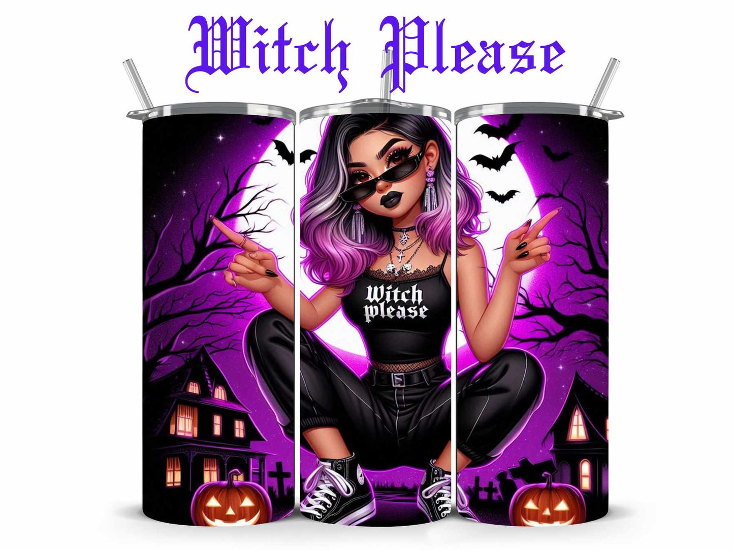 Chicana Halloween Edition Tumblers