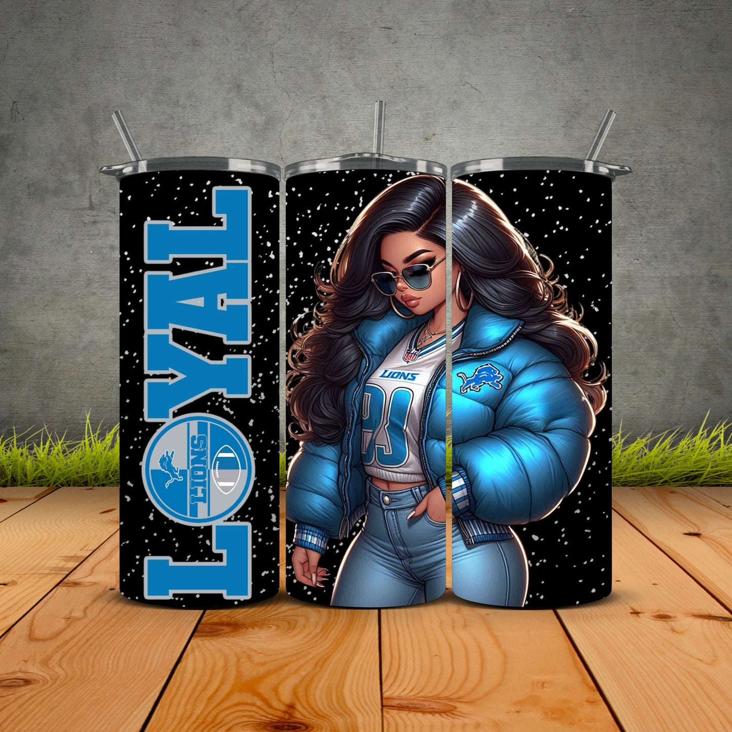 Chicana Puffy Jacket FB Loyal Tumblers