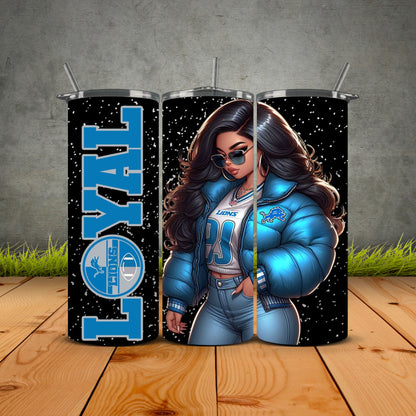 Chicana Puffy Jacket FB Loyal Tumblers