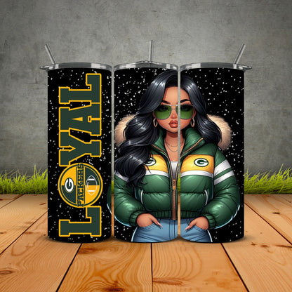 Chicana Puffy Jacket FB Loyal Tumblers