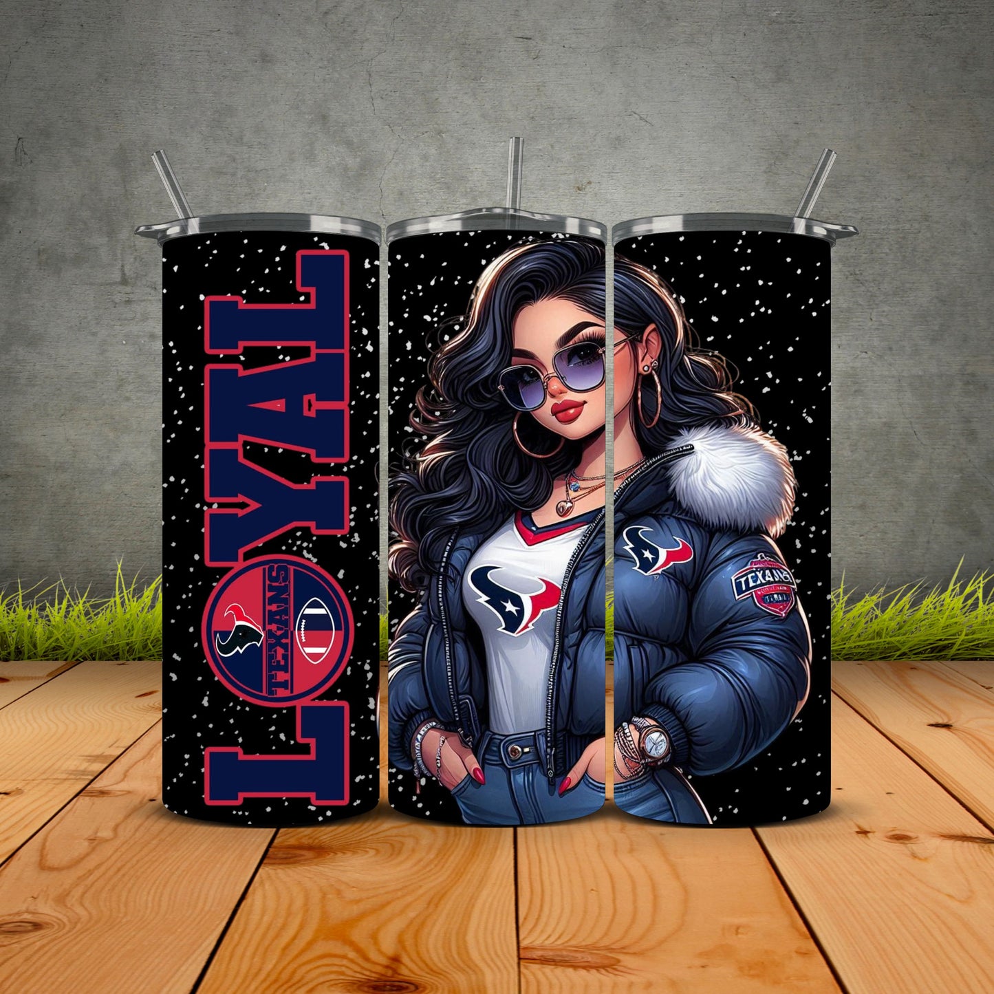 Chicana Puffy Jacket FB Loyal Tumblers