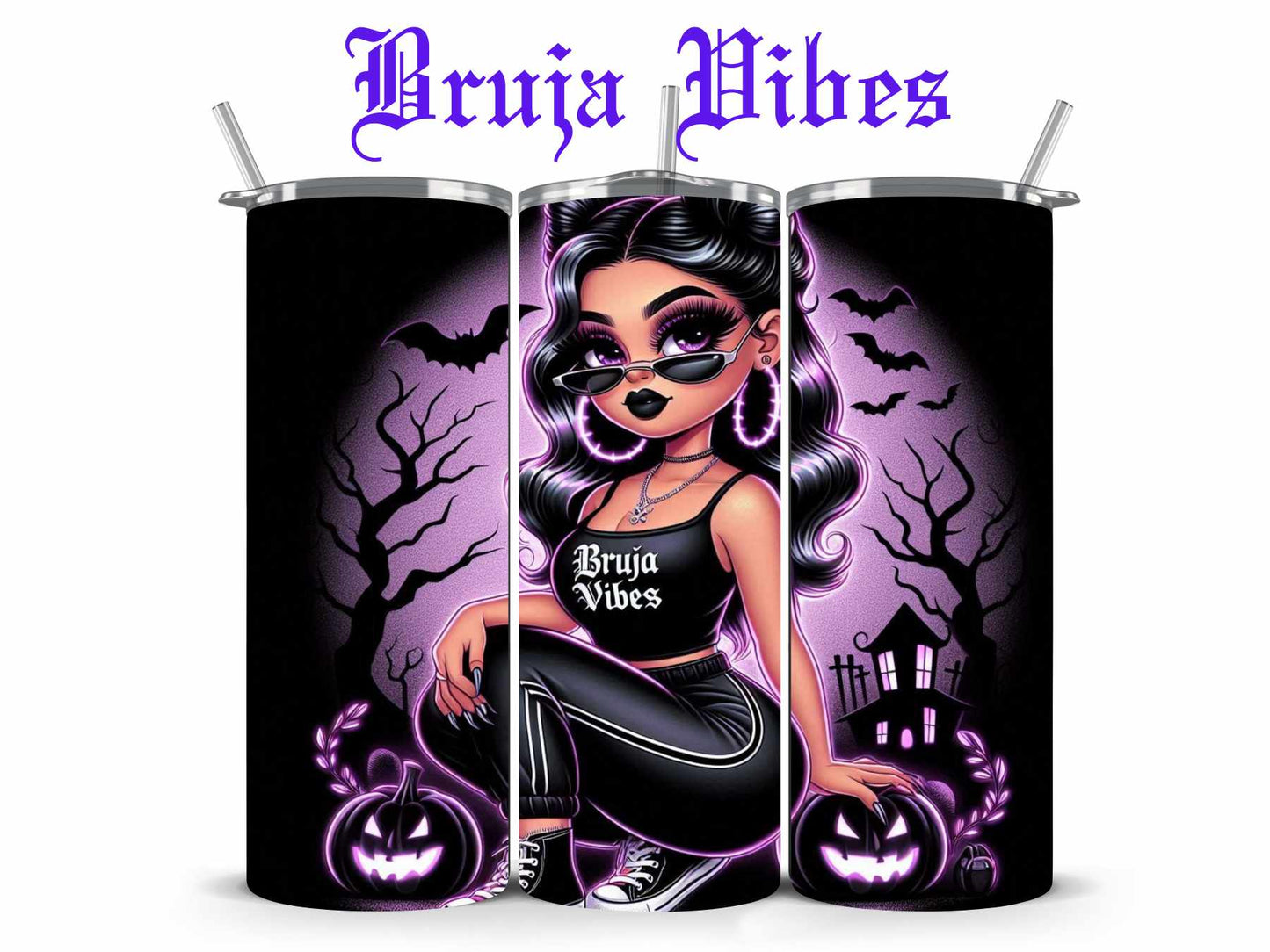 Chicana Halloween Edition Tumblers