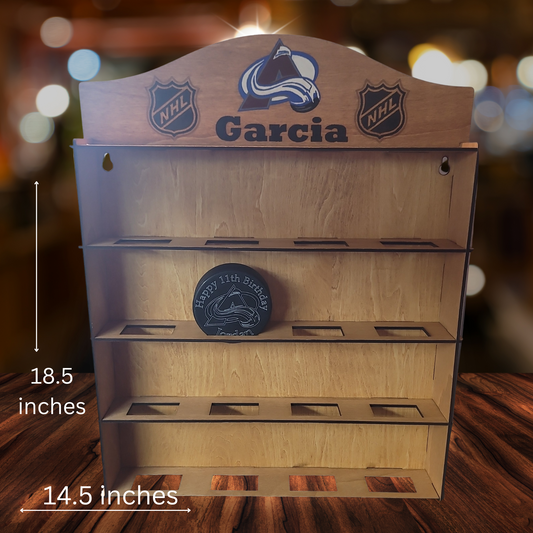 Personalized Hockey Puck Stand