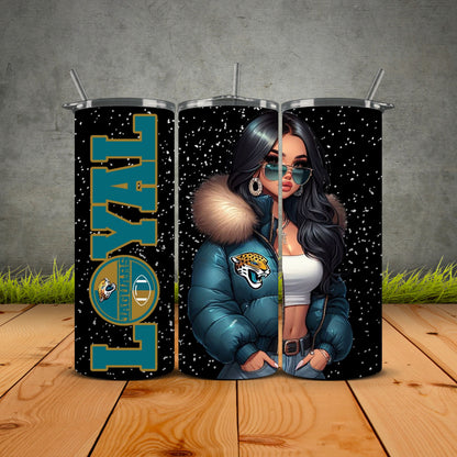 Chicana Puffy Jacket FB Loyal Tumblers