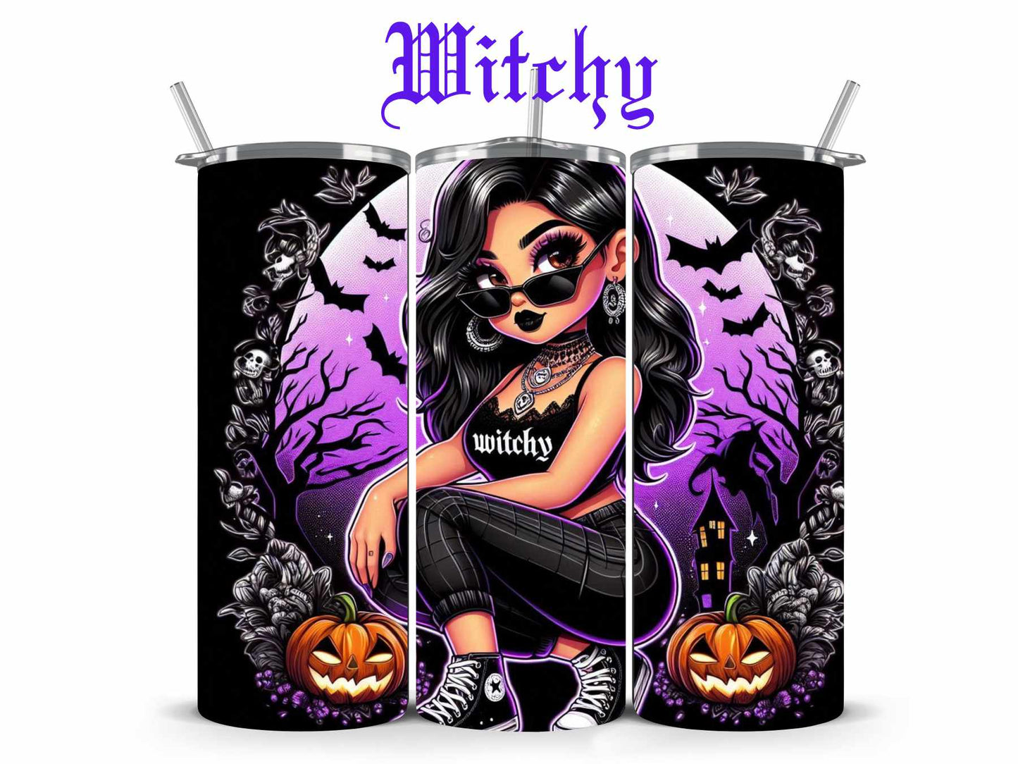 Chicana Halloween Edition Tumblers