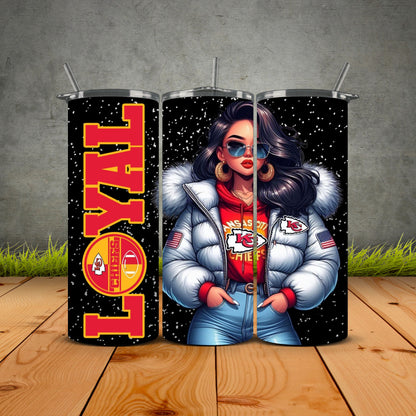 Chicana Puffy Jacket FB Loyal Tumblers