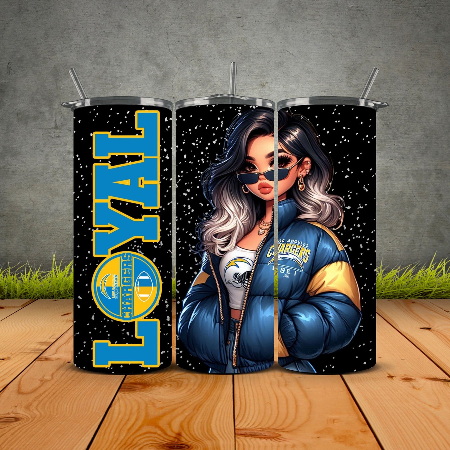 Chicana Puffy Jacket FB Loyal Tumblers