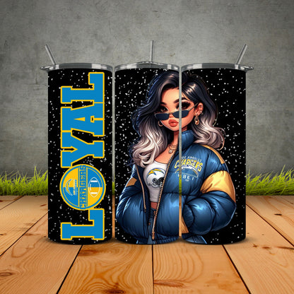 Chicana Puffy Jacket FB Loyal Tumblers