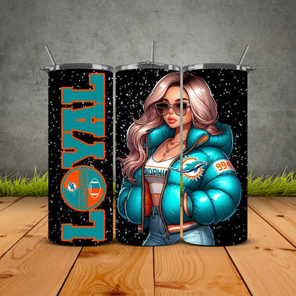 Chicana Puffy Jacket FB Loyal Tumblers