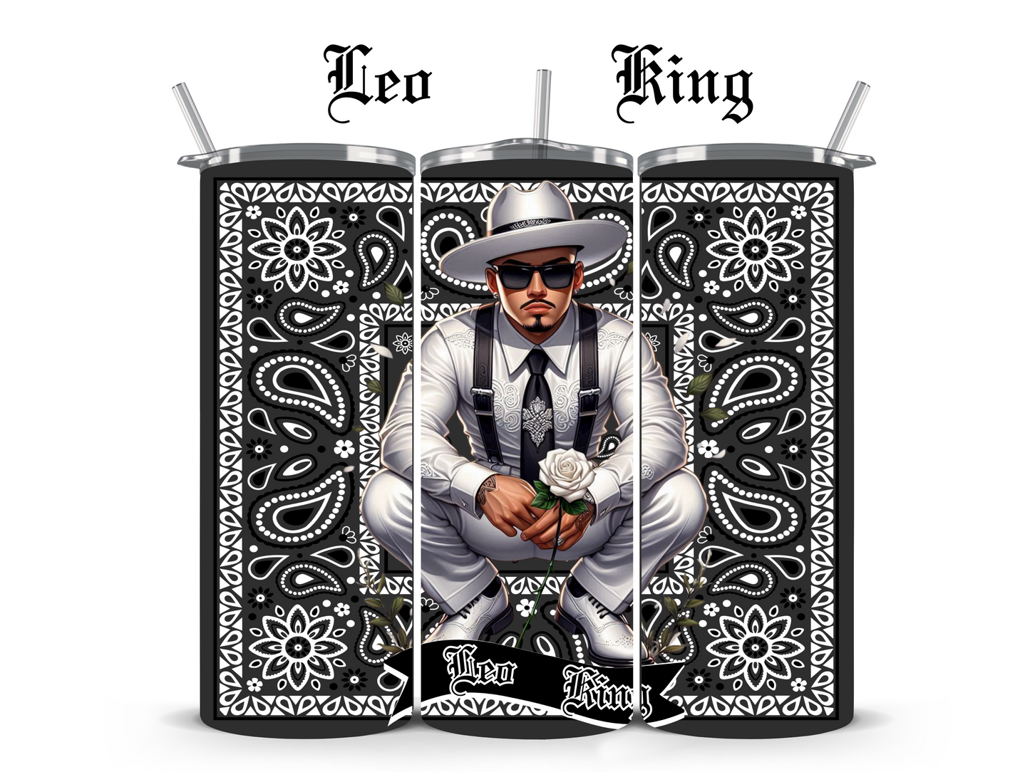 Zodiac Kings Chicano Style Tumblers