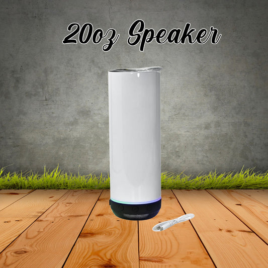 20oz speaker tumbler customization