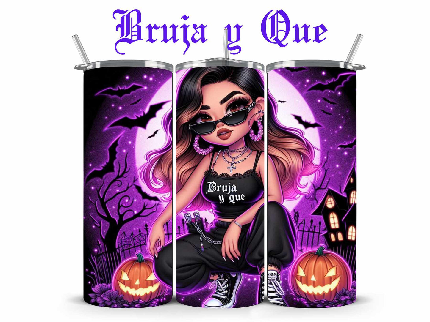 Chicana Halloween Edition Tumblers