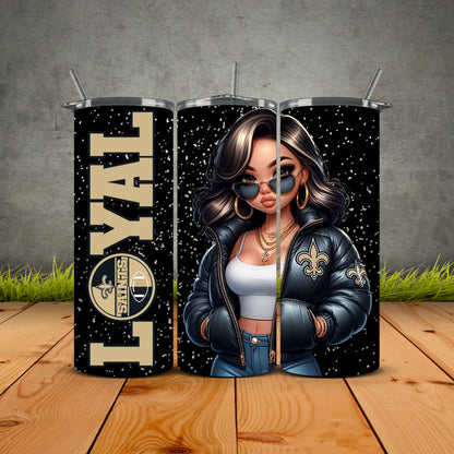 Chicana Puffy Jacket FB Loyal Tumblers