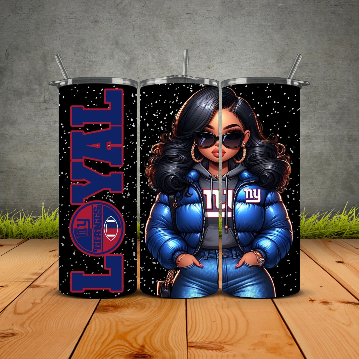 Chicana Puffy Jacket FB Loyal Tumblers