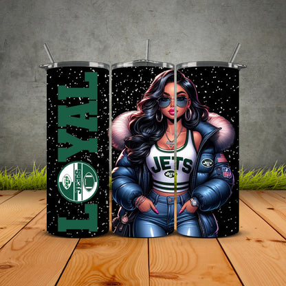 Chicana Puffy Jacket FB Loyal Tumblers