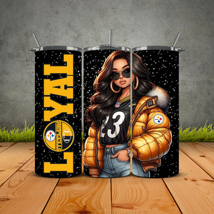 Chicana Puffy Jacket FB Loyal Tumblers