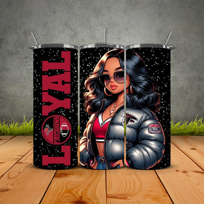 Chicana Puffy Jacket FB Loyal Tumblers