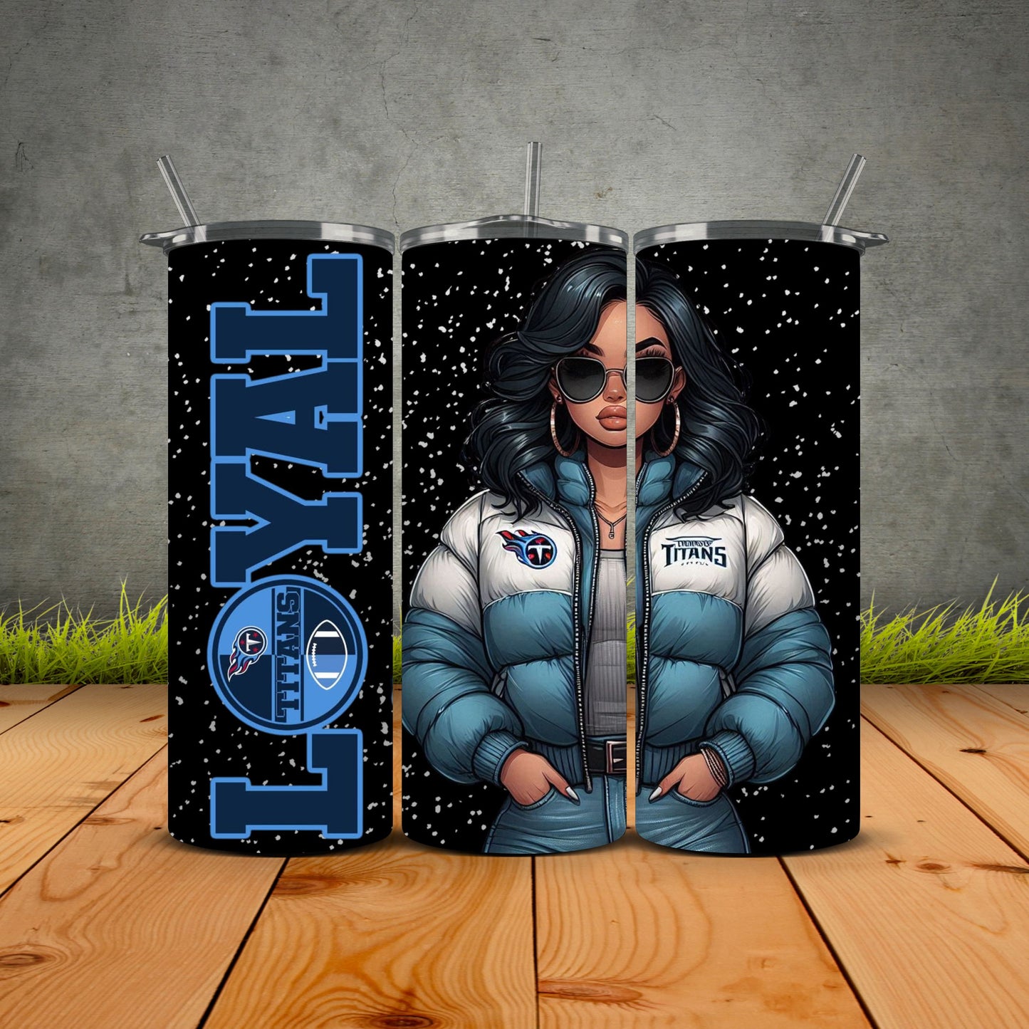 Chicana Puffy Jacket FB Loyal Tumblers