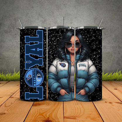 Chicana Puffy Jacket FB Loyal Tumblers