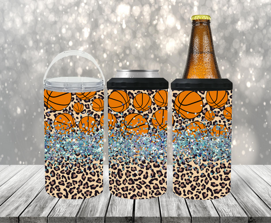 Basketball Glitter Leopard