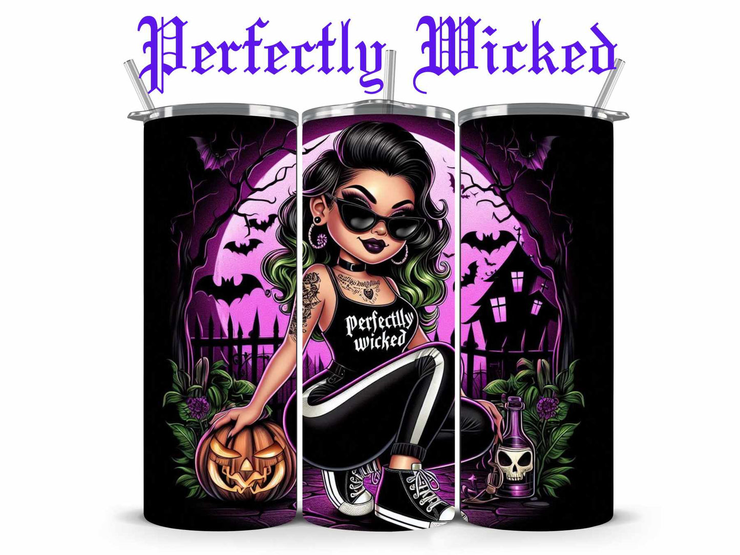 Chicana Halloween Edition Tumblers