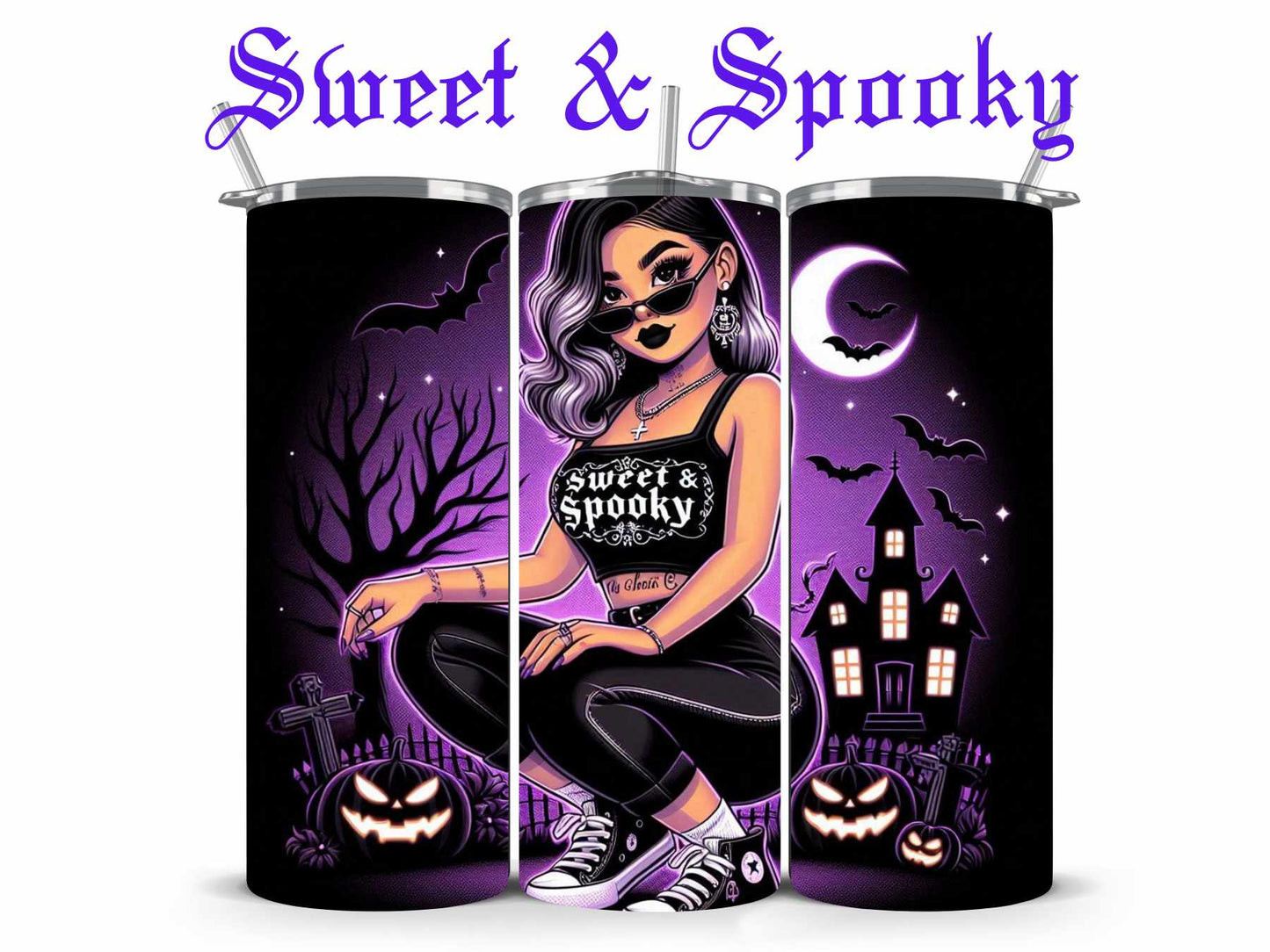 Chicana Halloween Edition Tumblers