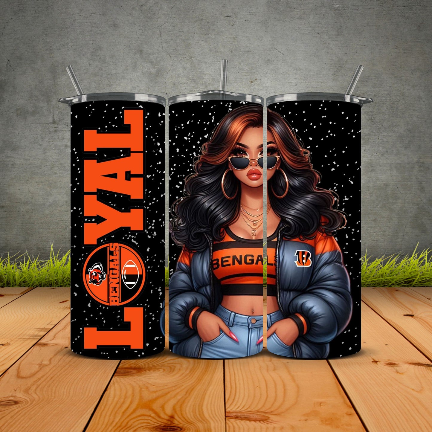 Chicana Puffy Jacket FB Loyal Tumblers