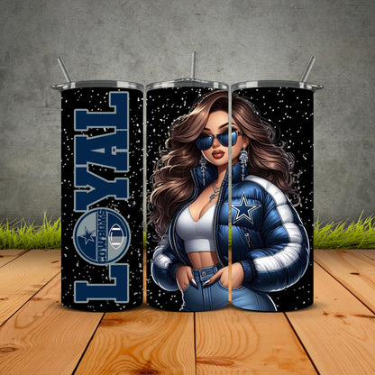 Chicana Puffy Jacket FB Loyal Tumblers