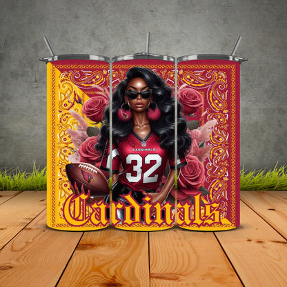 African Girls Football 1st Edition Tumblers