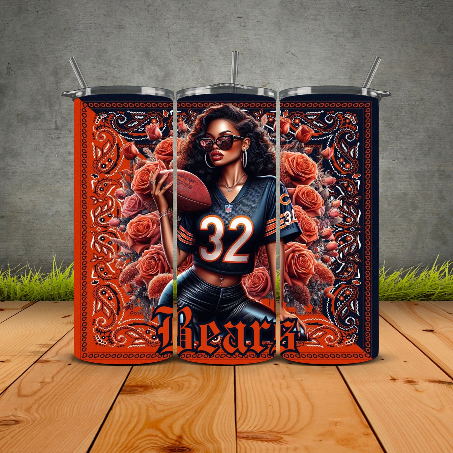 African Girls Football 1st Edition Tumblers