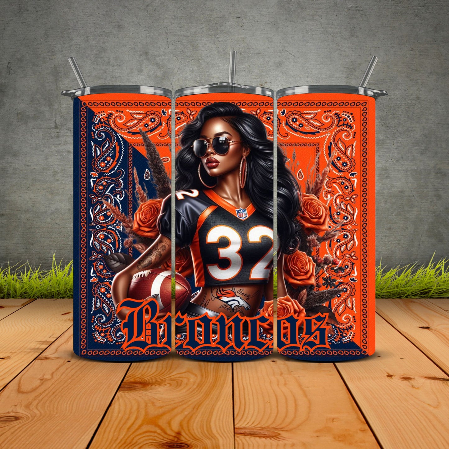 African Girls Football 1st Edition Tumblers