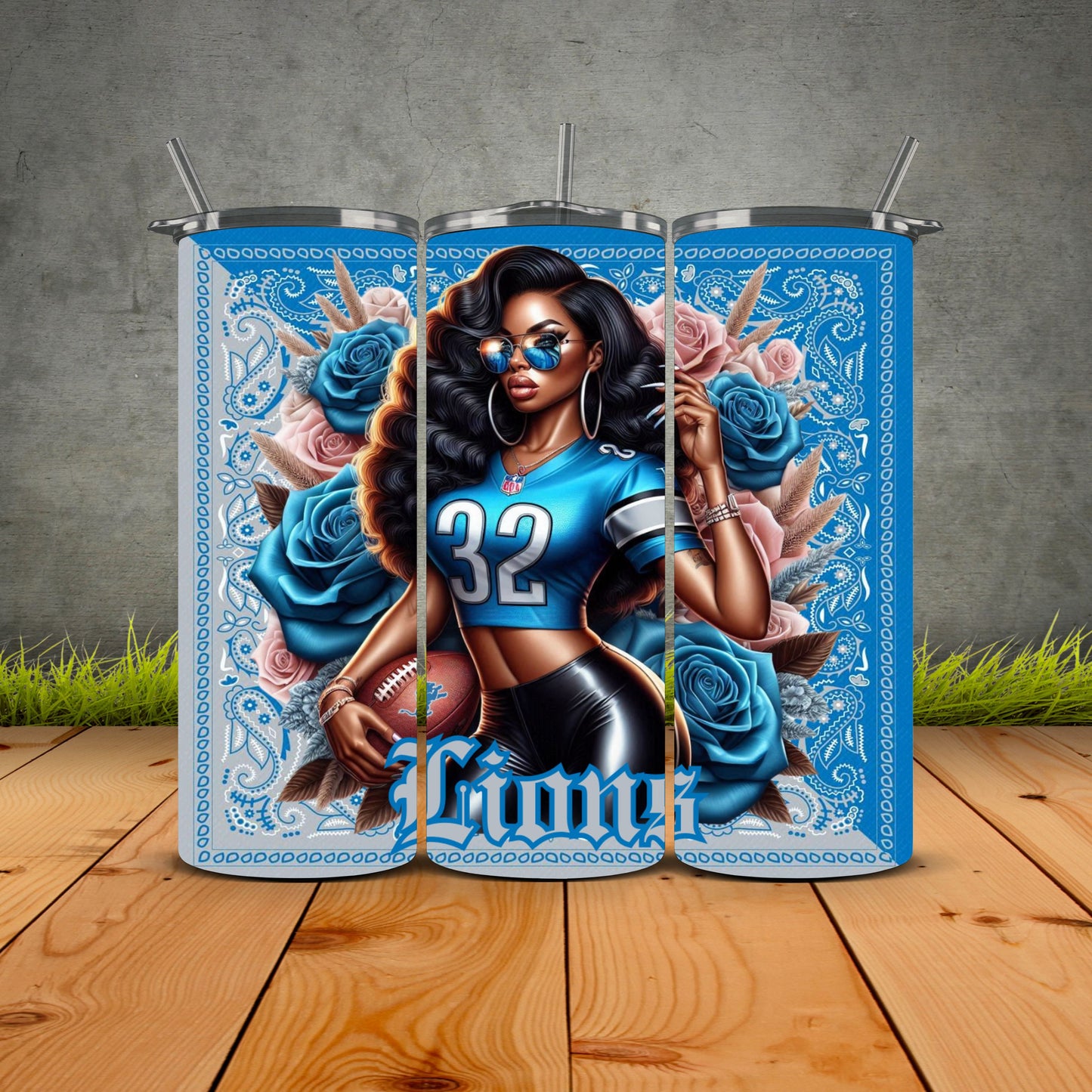 African Girls Football 1st Edition Tumblers