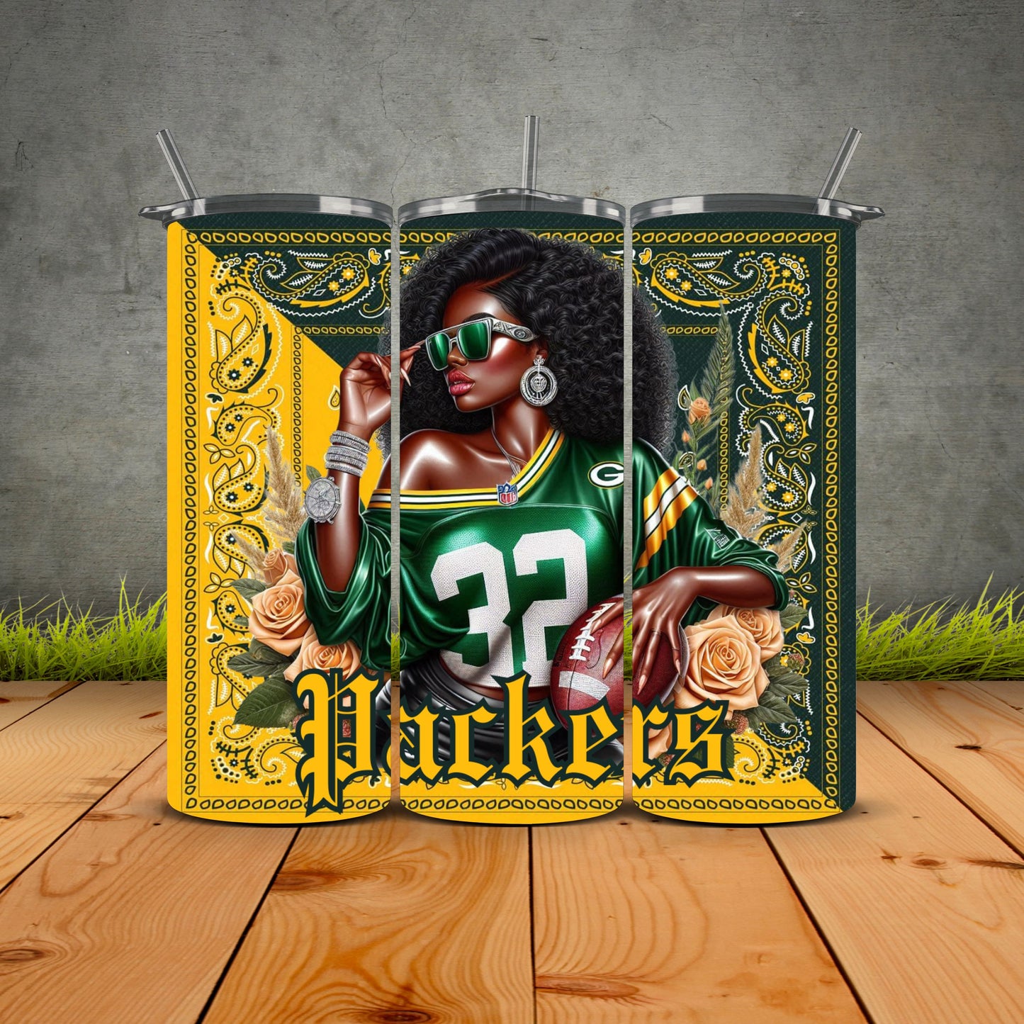 African Girls Football 1st Edition Tumblers