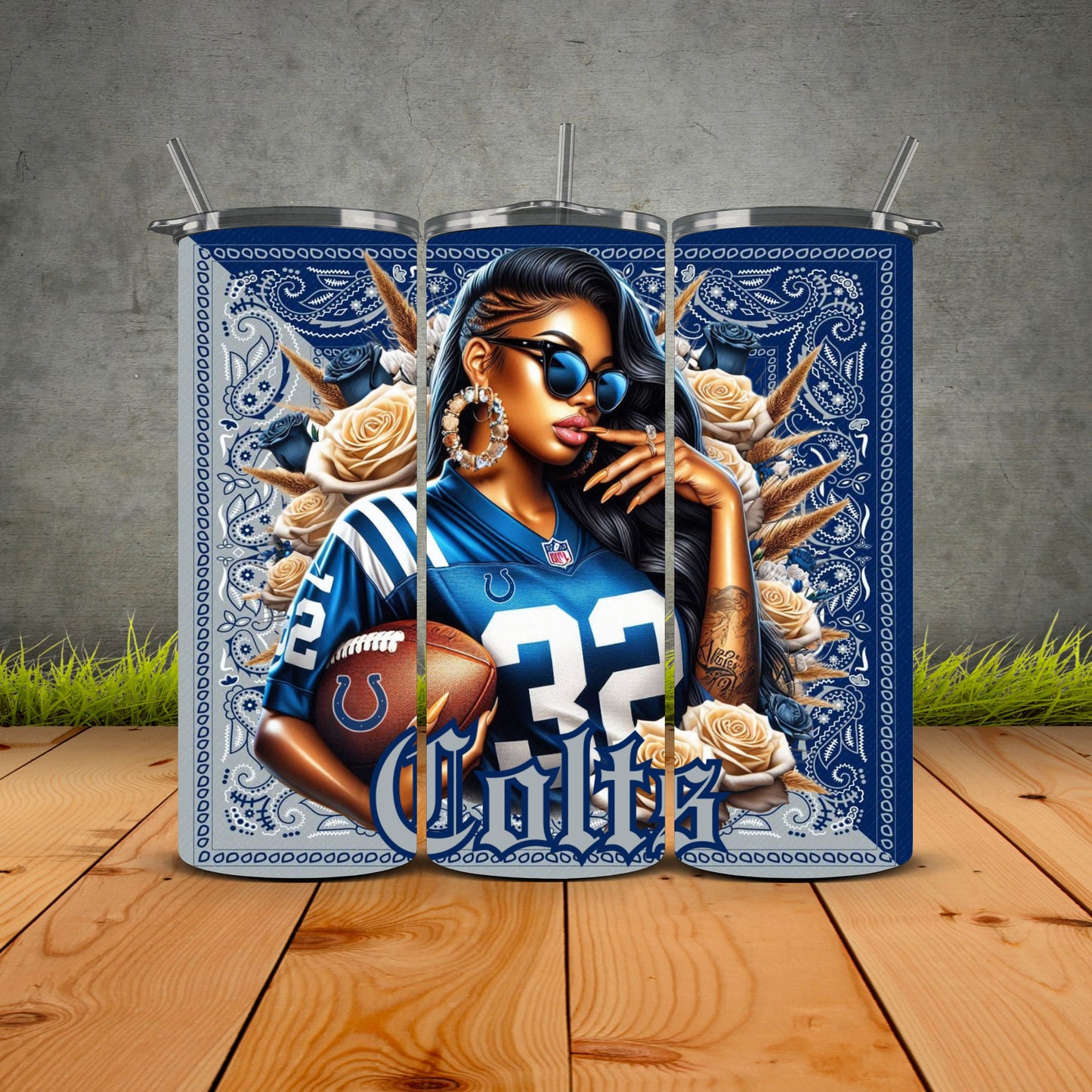 African Girls Football 1st Edition Tumblers
