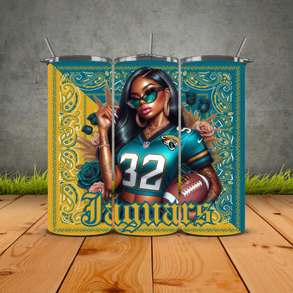 African Girls Football 1st Edition Tumblers