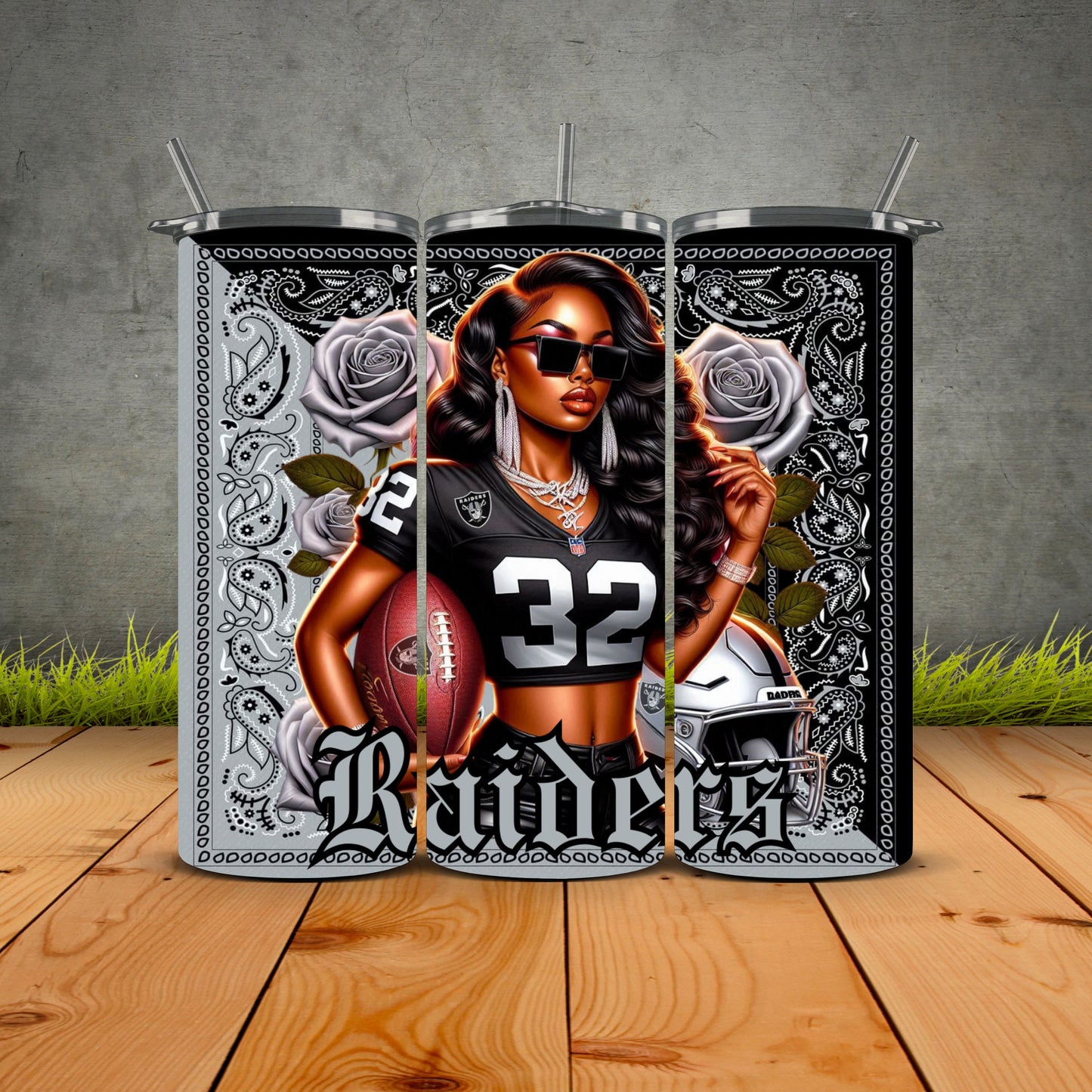 African Girls Football 1st Edition Tumblers